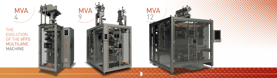 Vertical machinery for packaging sachets - MVA Series - INVpack